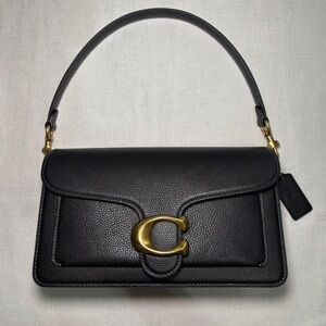 Coach Black Leather Shoulder Bag